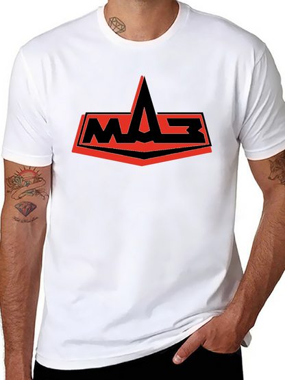 Camiseta Negra con Logo WASP Rojo y Negro