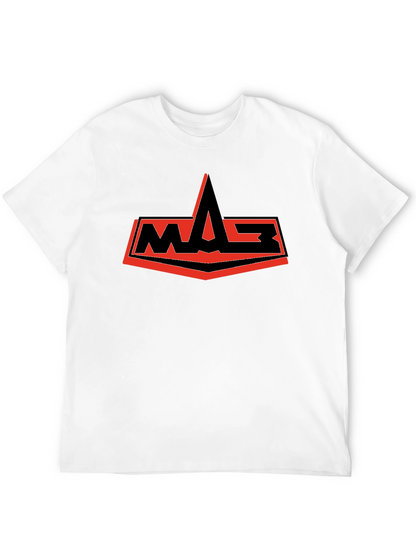 Camiseta Negra con Logo WASP Rojo y Negro