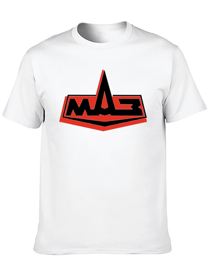 Camiseta Negra con Logo WASP Rojo y Negro