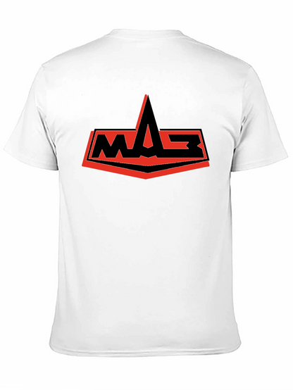 Camiseta Negra con Logo WASP Rojo y Negro