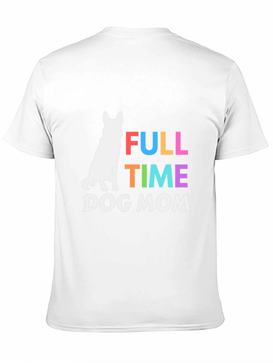 Camiseta Negra Full Time Dog Mom