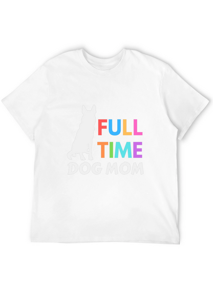 Camiseta Negra Full Time Dog Mom