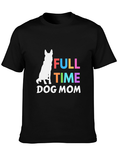 Camiseta Negra Full Time Dog Mom