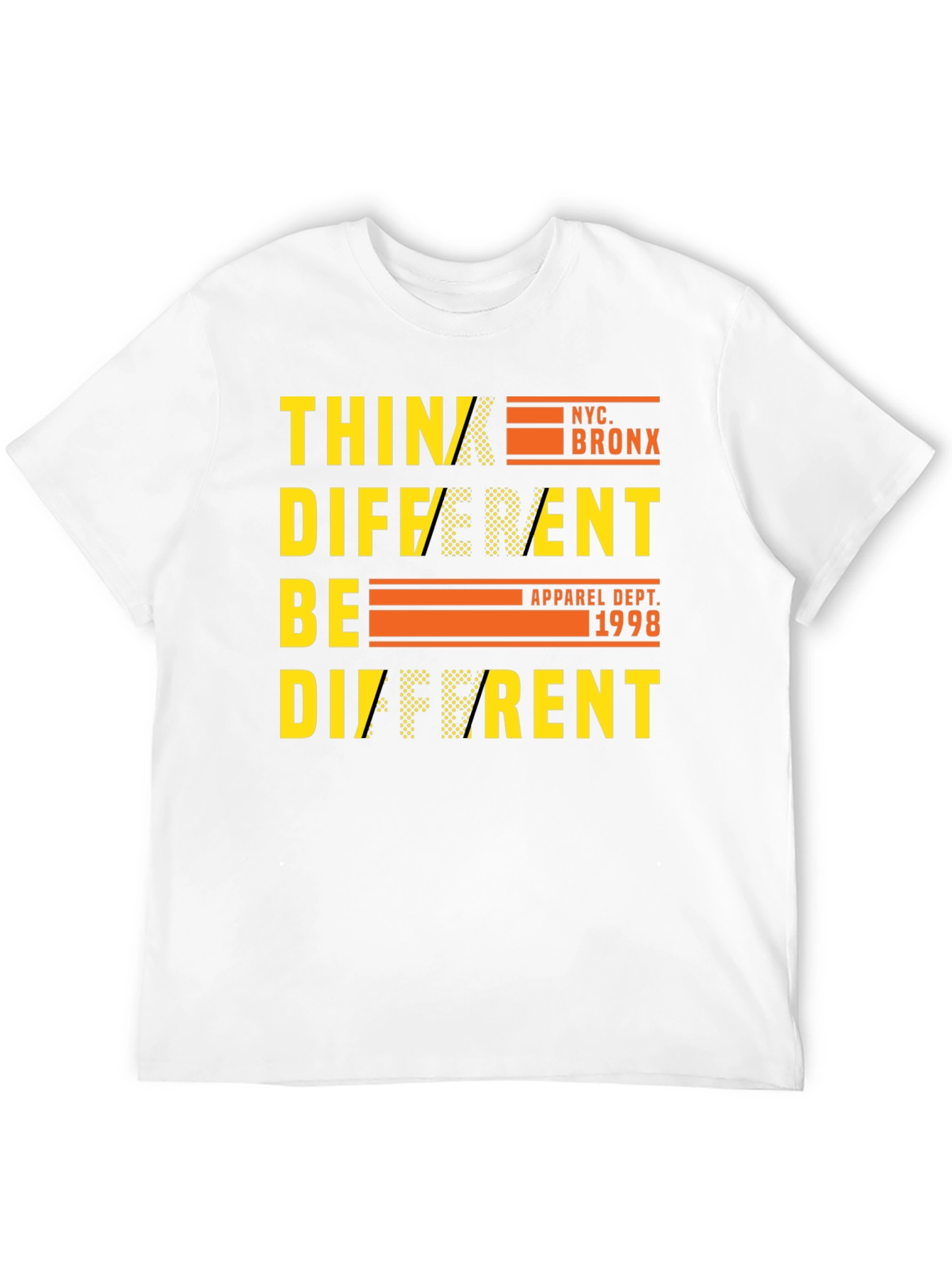 Camiseta Negra Think Different NYC Bronx