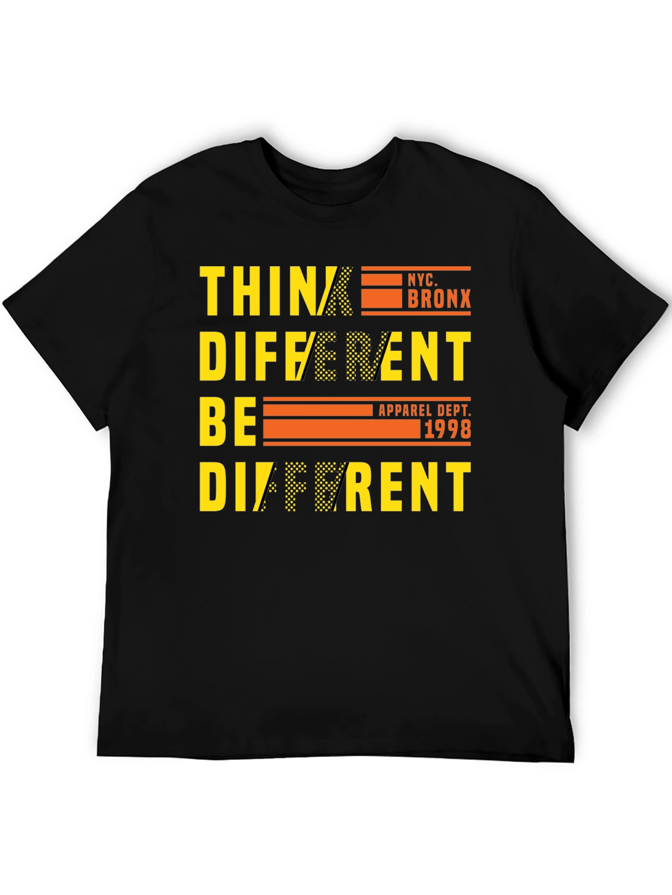 Camiseta Negra Think Different NYC Bronx