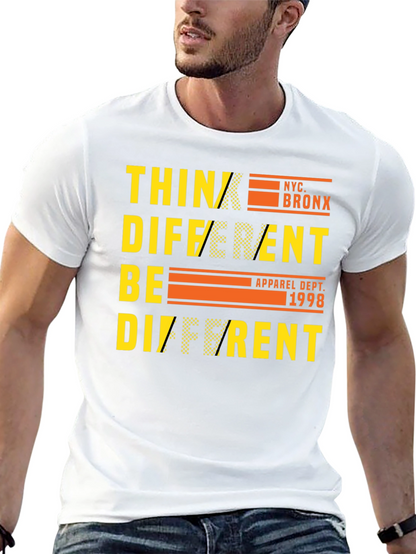 Camiseta Negra Think Different NYC Bronx
