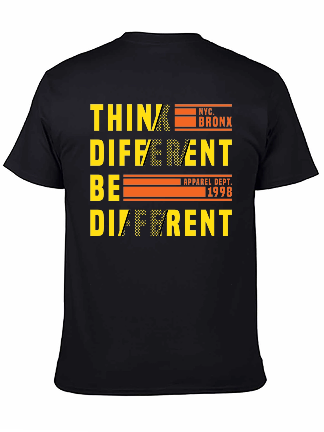 Camiseta Negra Think Different NYC Bronx