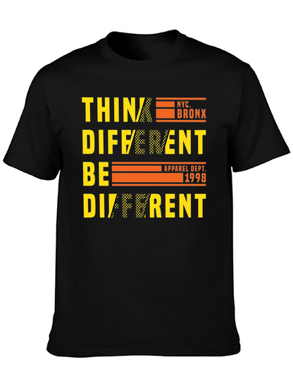 Camiseta Negra Think Different NYC Bronx