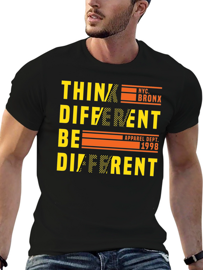 Camiseta Negra Think Different NYC Bronx