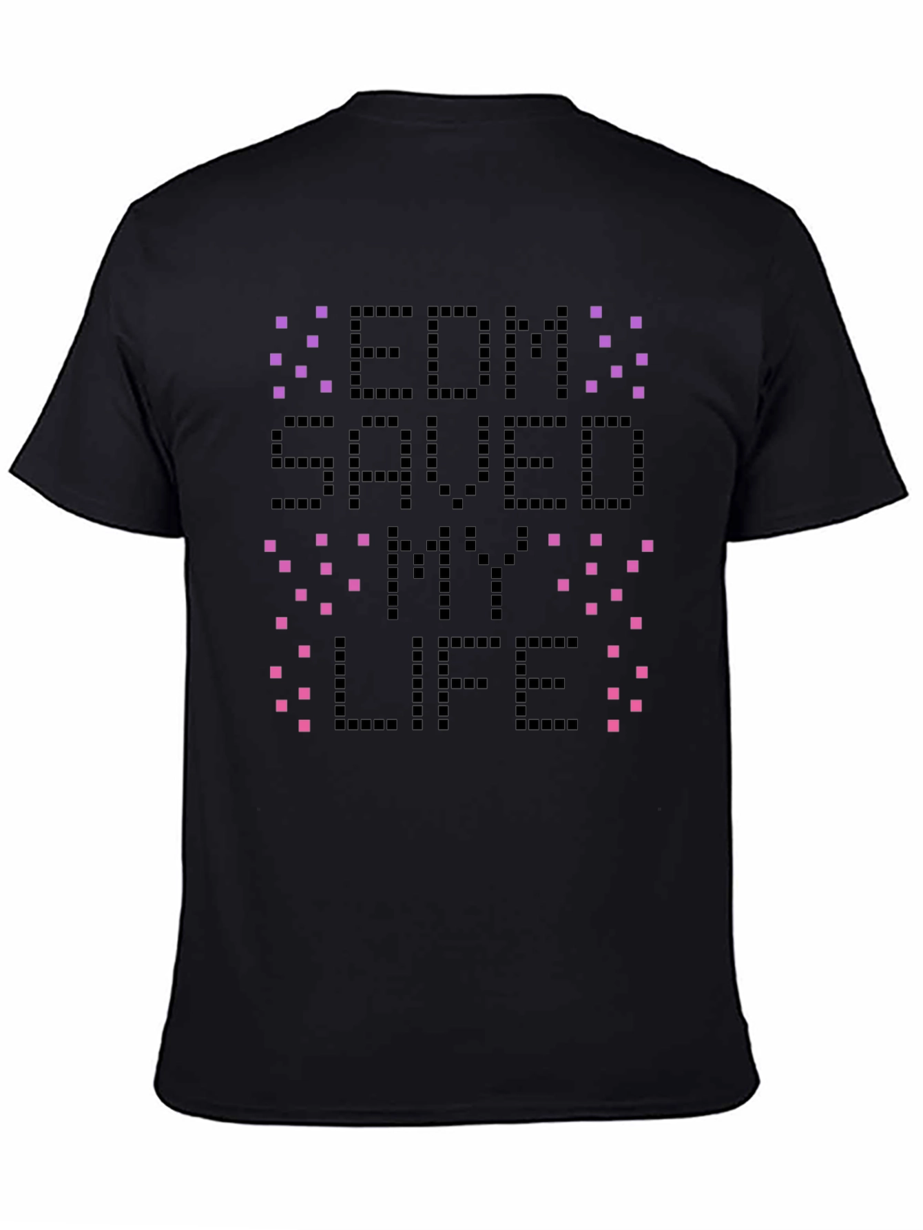 Camiseta Negra EDM Saved My Life
