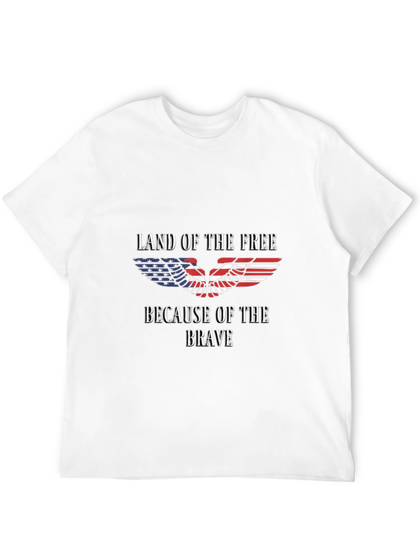 Camiseta patriótica: Tierra de libres