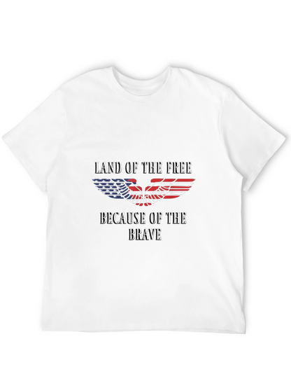 Camiseta patriótica: Tierra de libres
