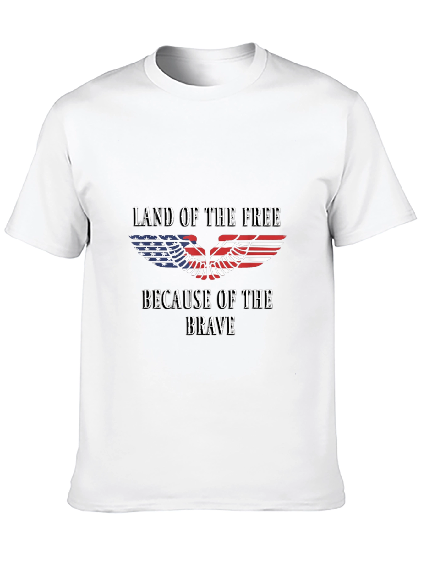 Camiseta patriótica: Tierra de libres