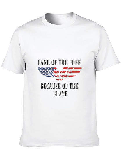 Camiseta patriótica: Tierra de libres