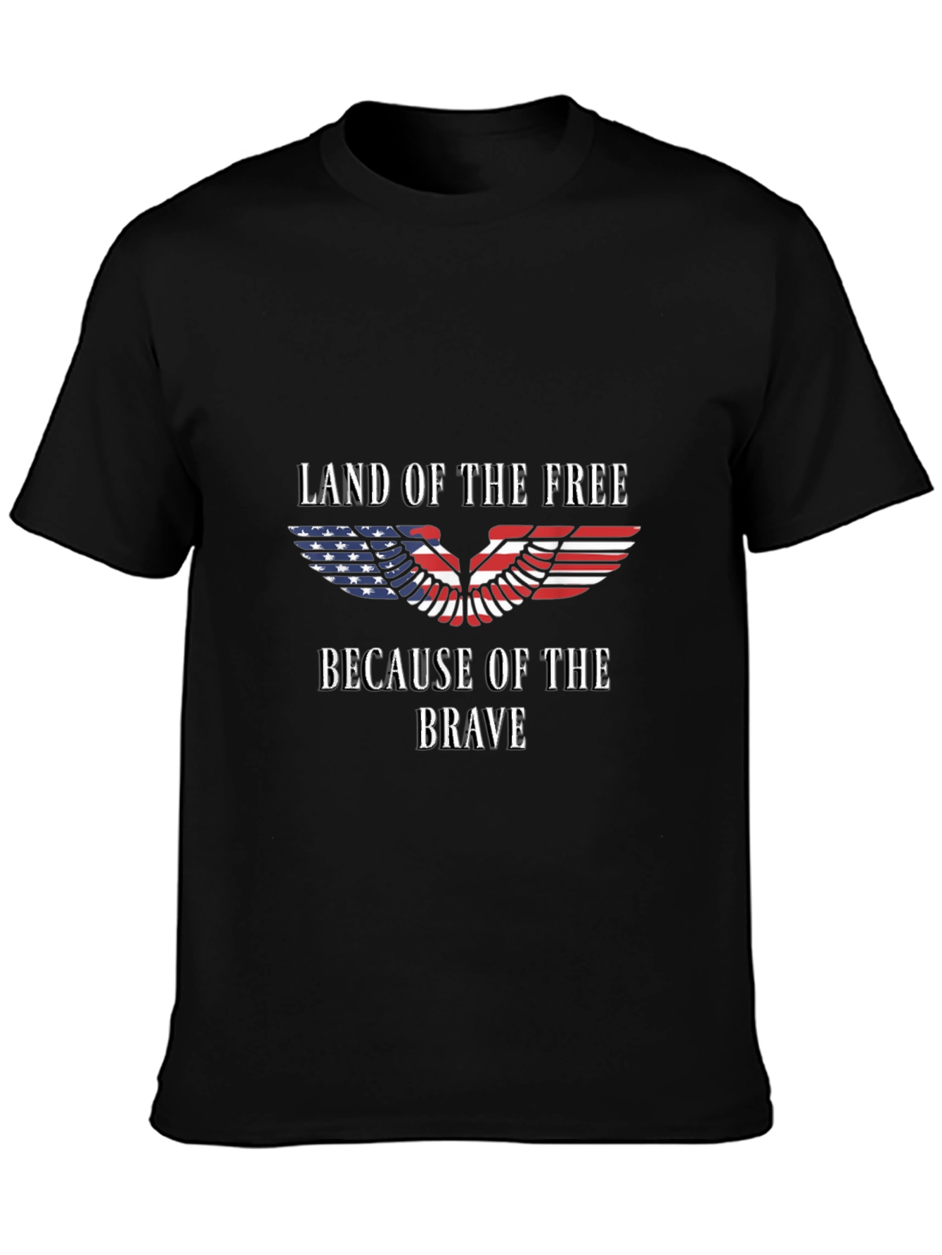 Camiseta patriótica: Tierra de libres