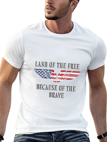 Camiseta patriótica: Tierra de libres