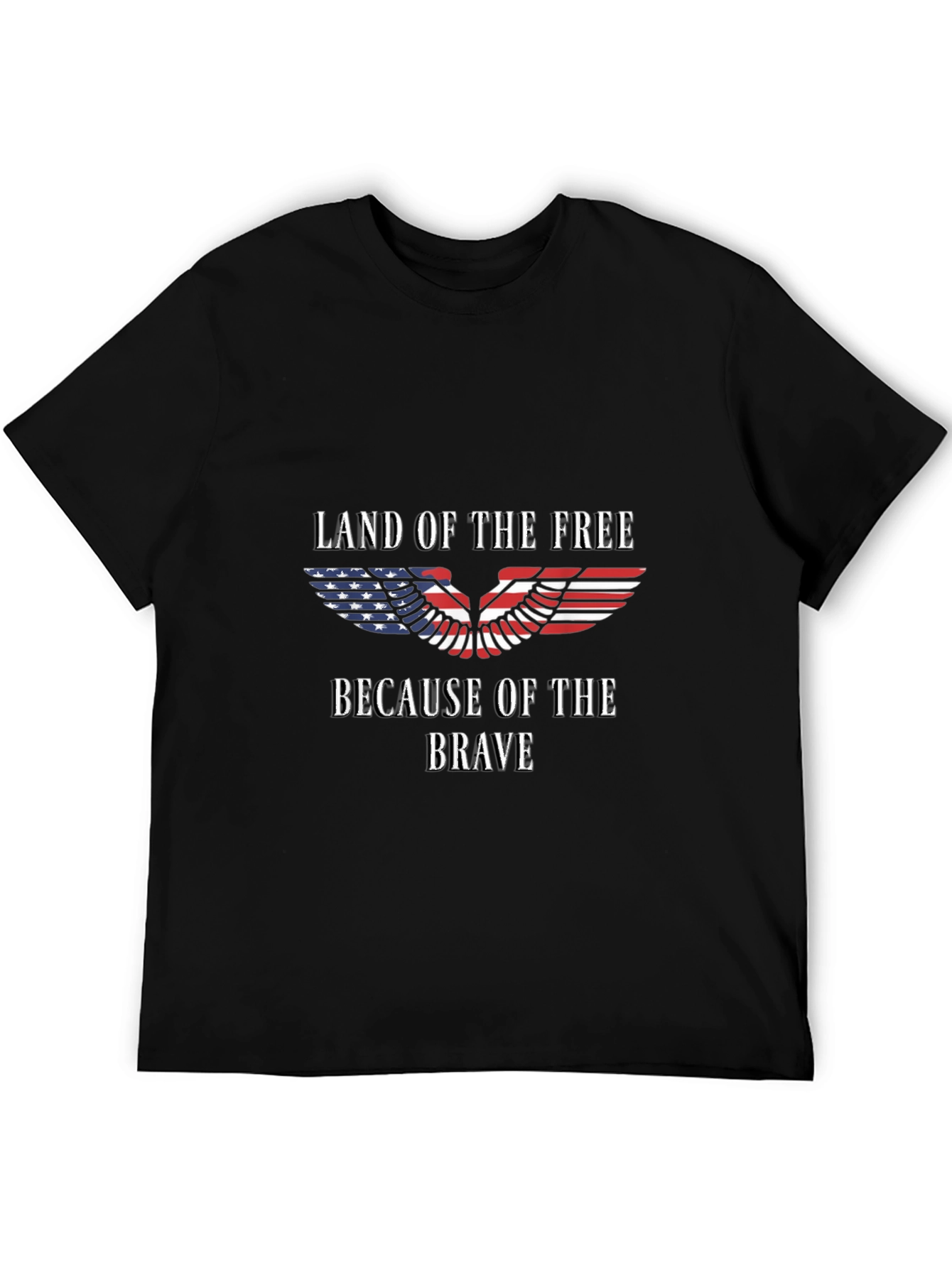 Camiseta patriótica: Tierra de libres