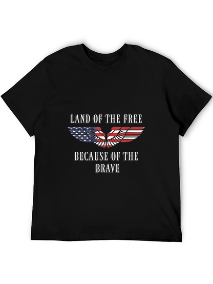 Camiseta patriótica: Tierra de libres