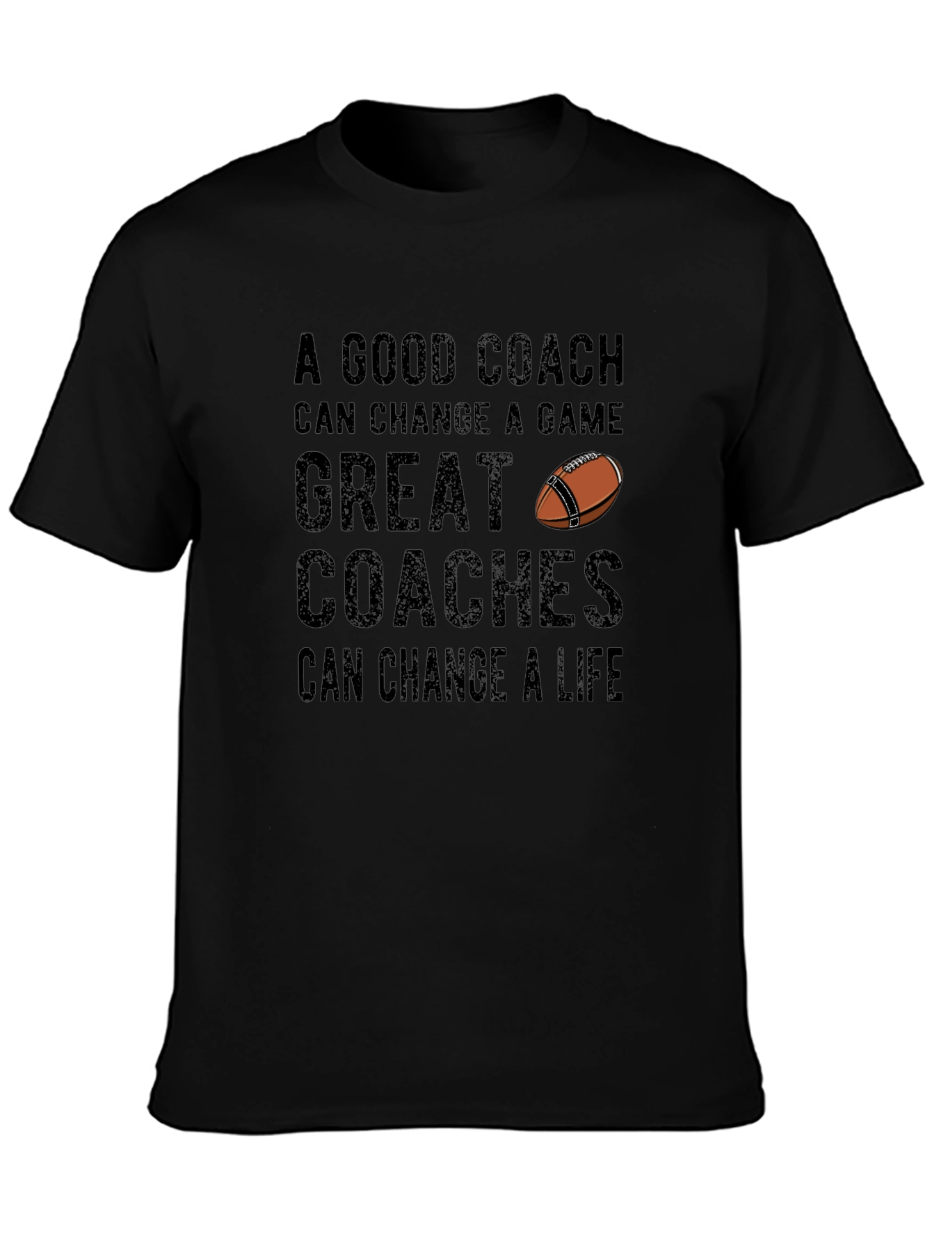 Camiseta Negra: Buen Entrenador Gran Entrenador