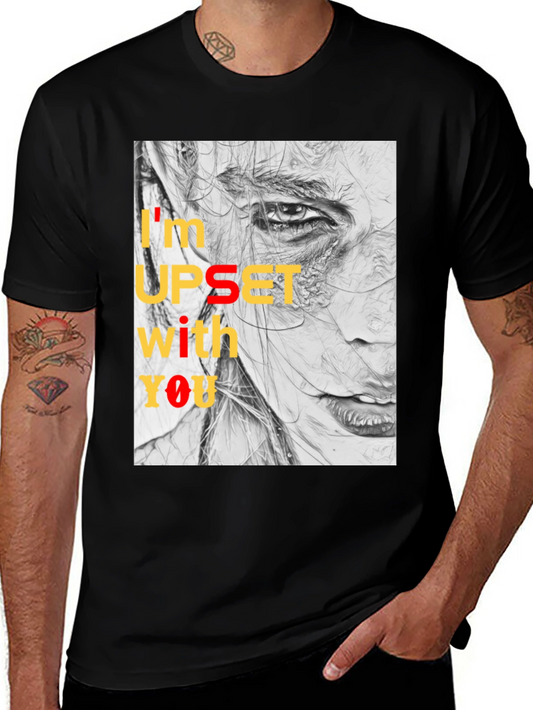 Camiseta Negra Estampada: Expresión Artística y Actitud