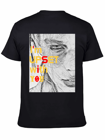 Camiseta Negra Estampada: Expresión Artística y Actitud