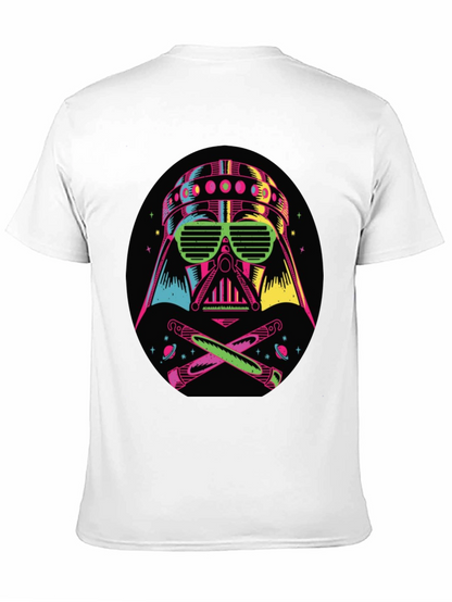 Camiseta Darth Vader Neón Hombre Algodón