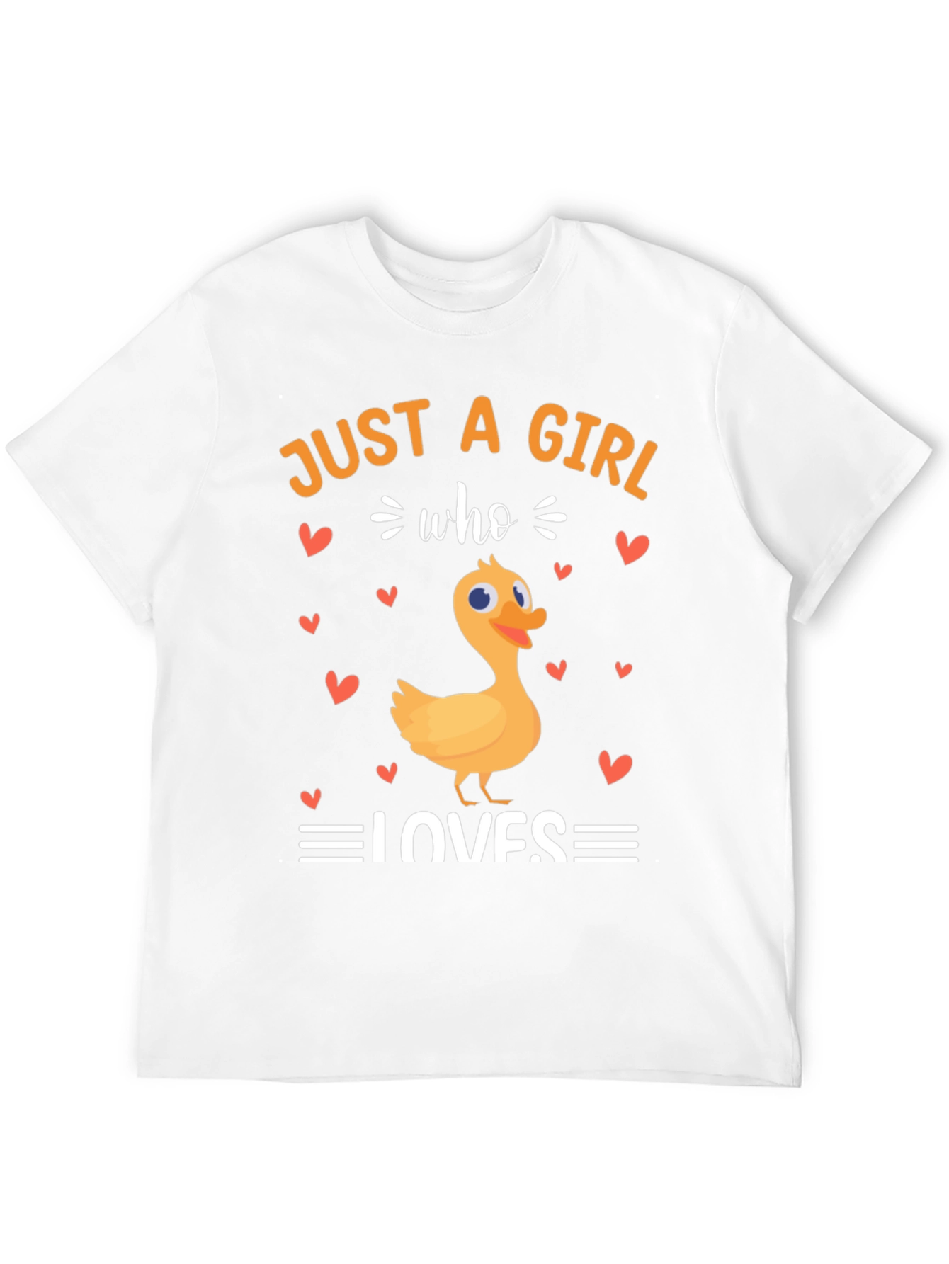 Camiseta Solo una chica que ama los patos