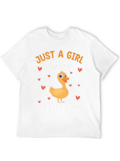 Camiseta Solo una chica que ama los patos