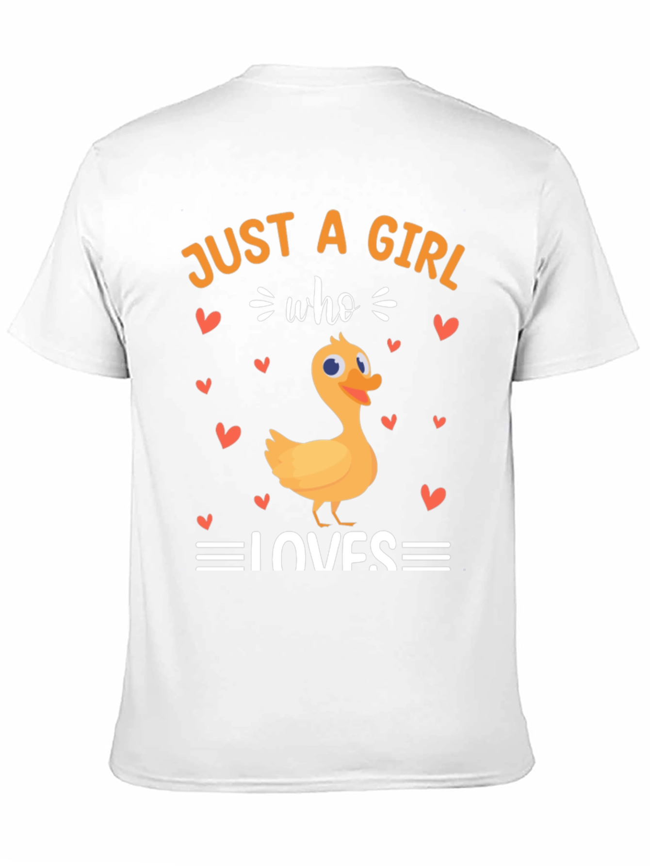 Camiseta Solo una chica que ama los patos