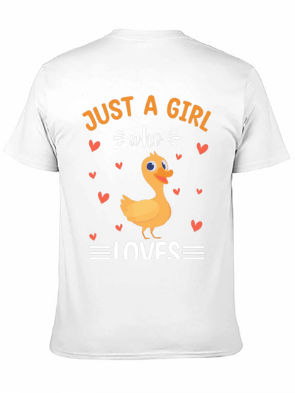 Camiseta Solo una chica que ama los patos