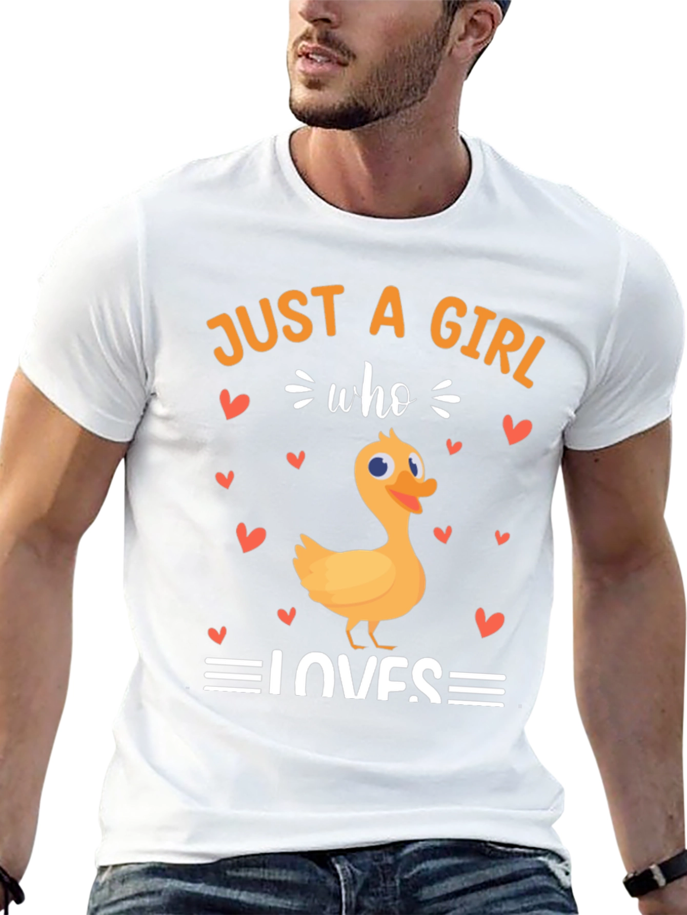 Camiseta Solo una chica que ama los patos