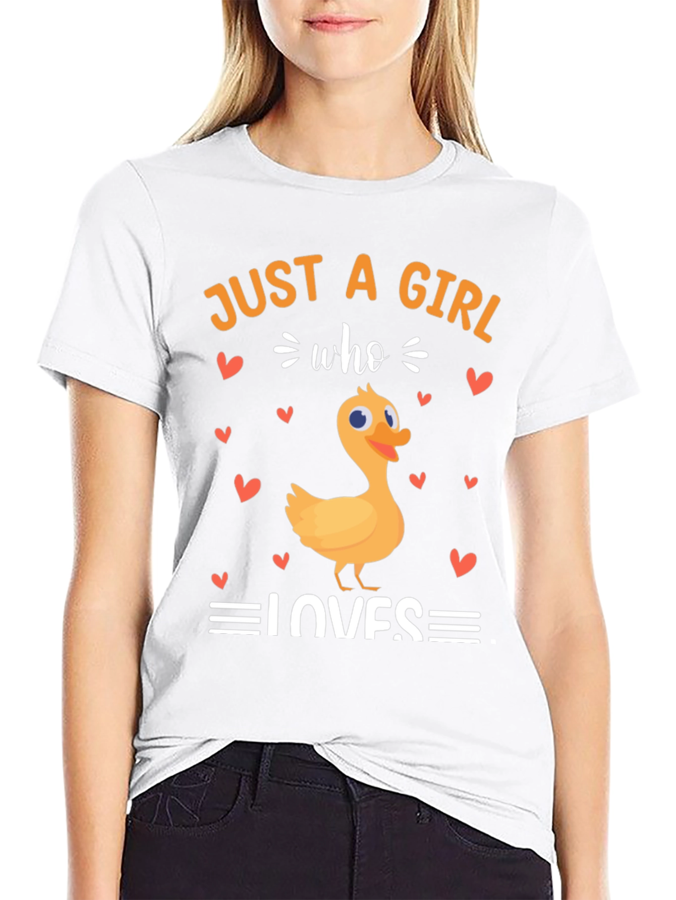 Camiseta Solo una chica que ama los patos