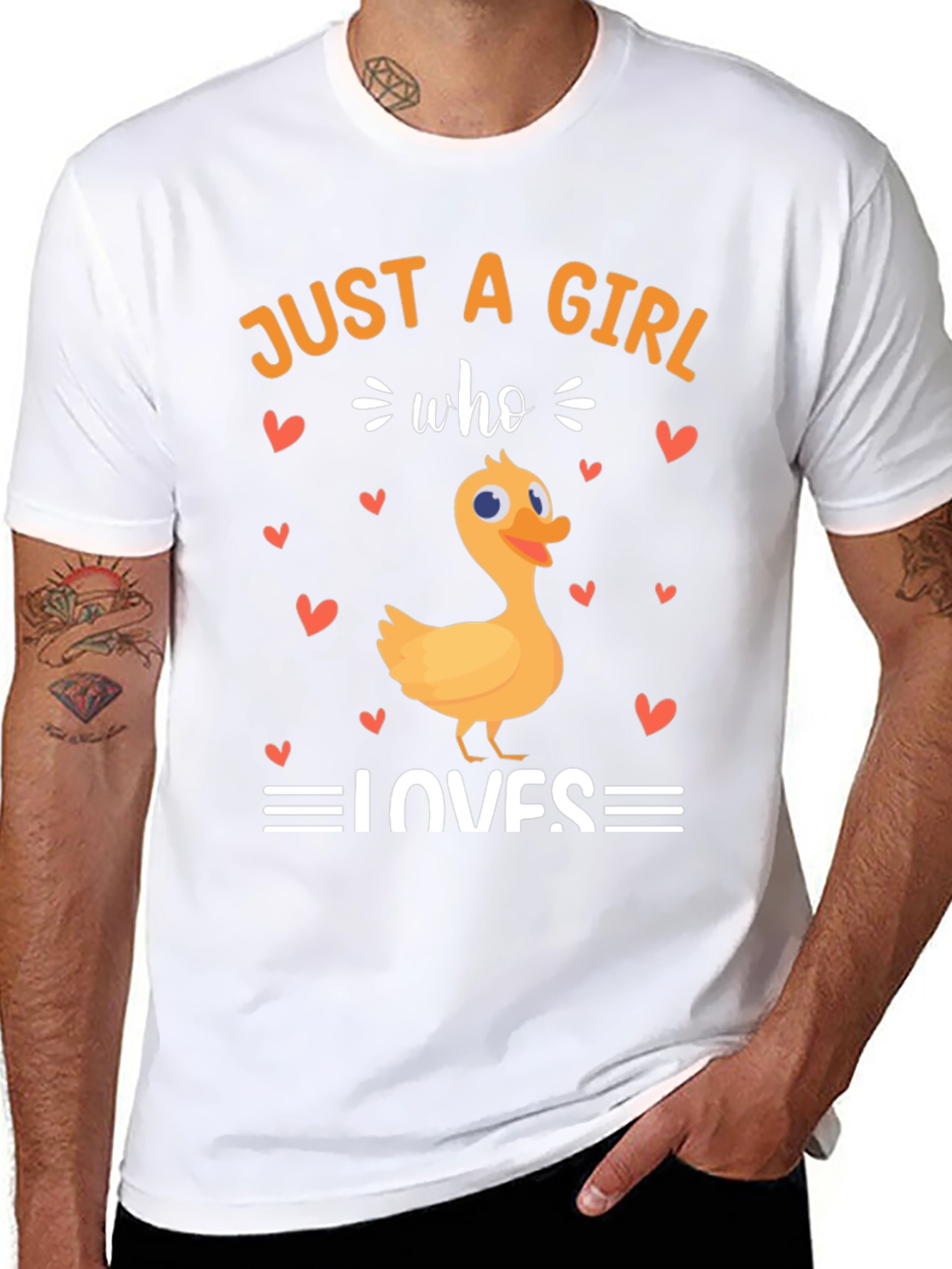 Camiseta Solo una chica que ama los patos