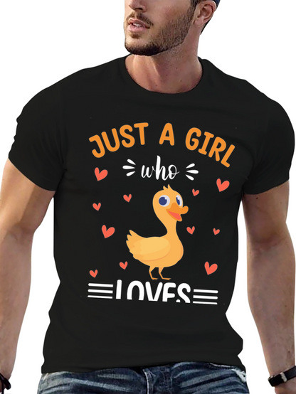 Camiseta Solo una chica que ama los patos