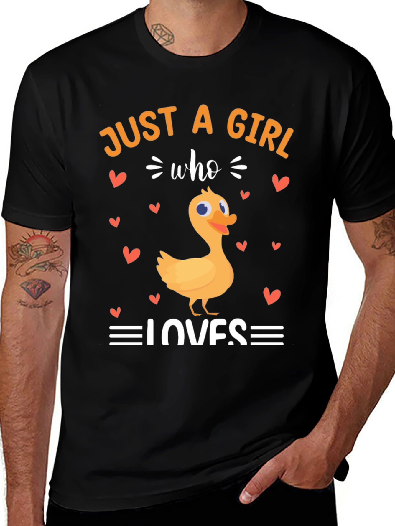 Camiseta Solo una chica que ama los patos