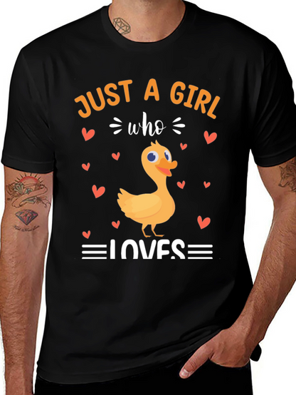 Camiseta Solo una chica que ama los patos