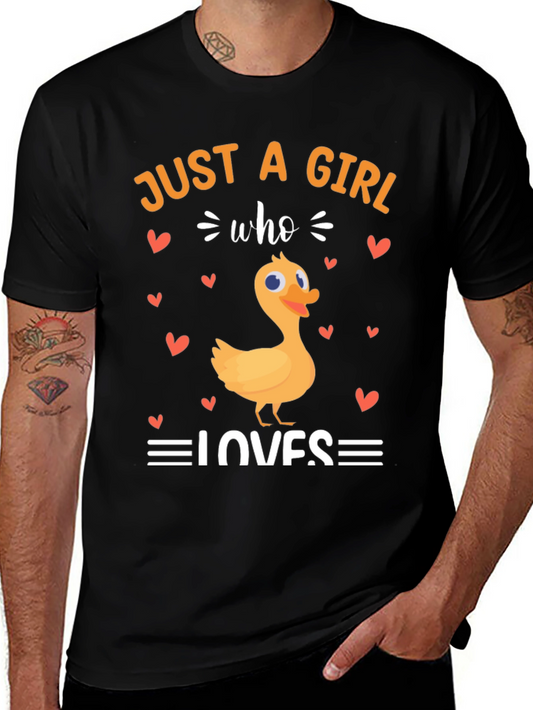 Camiseta Solo una chica que ama los patos