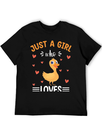 Camiseta Solo una chica que ama los patos