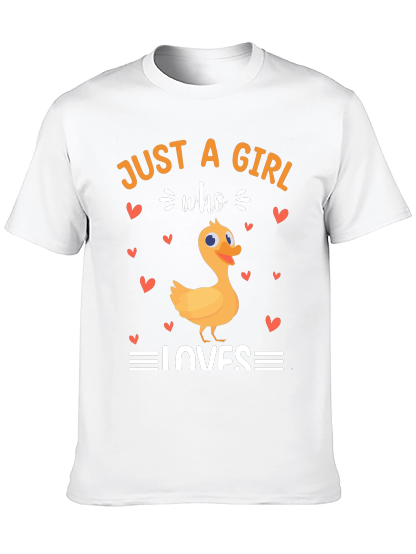 Camiseta Solo una chica que ama los patos