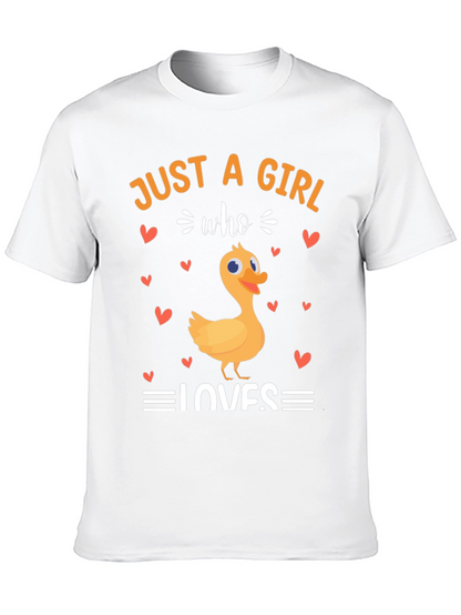 Camiseta Solo una chica que ama los patos