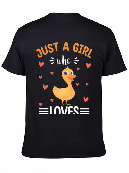 Camiseta Solo una chica que ama los patos