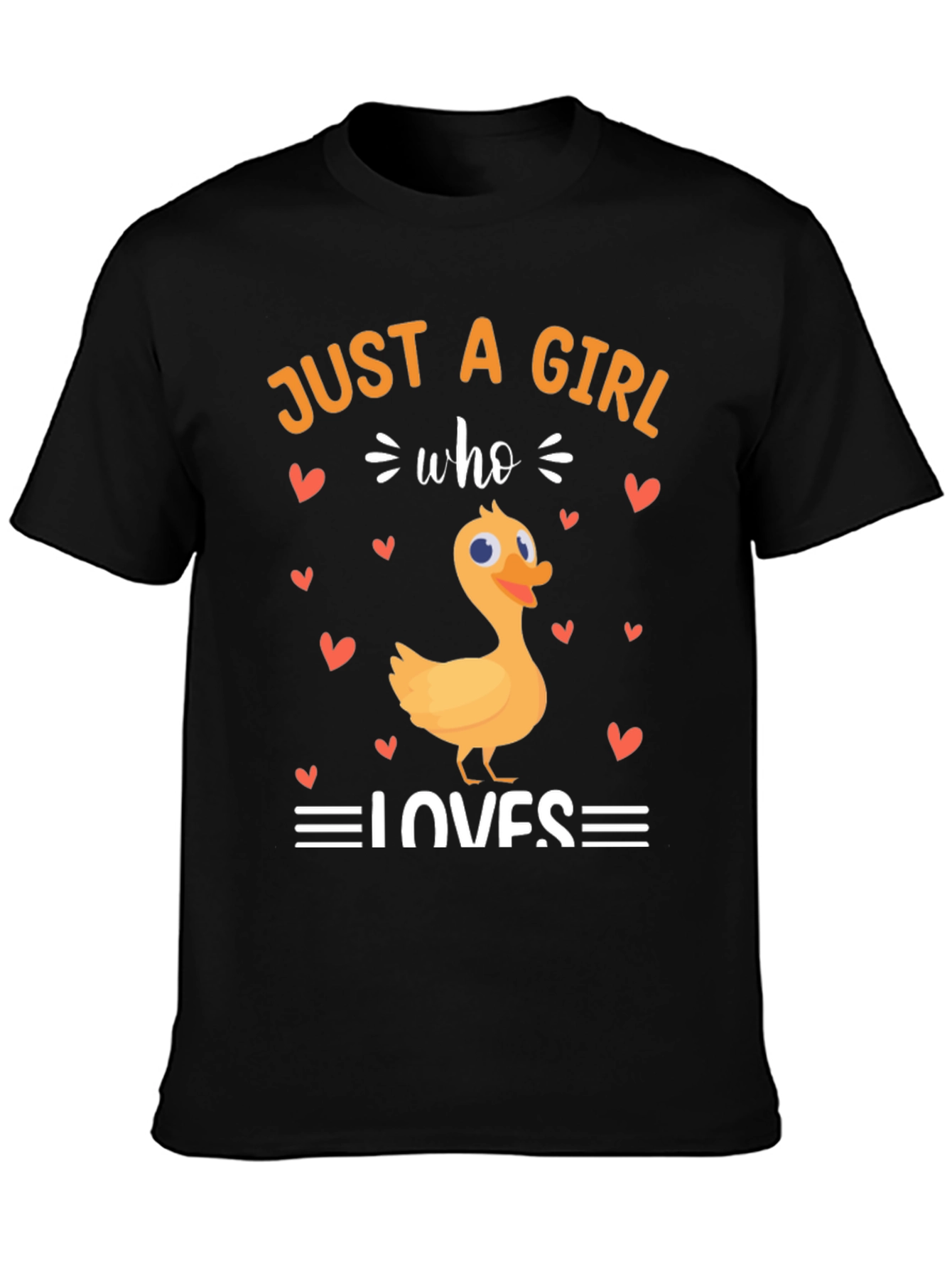 Camiseta Solo una chica que ama los patos
