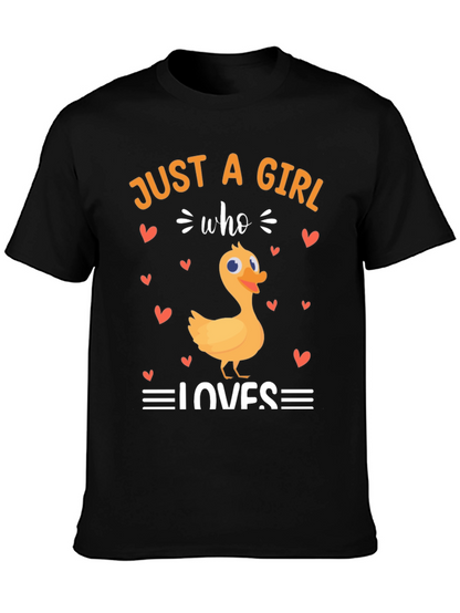 Camiseta Solo una chica que ama los patos