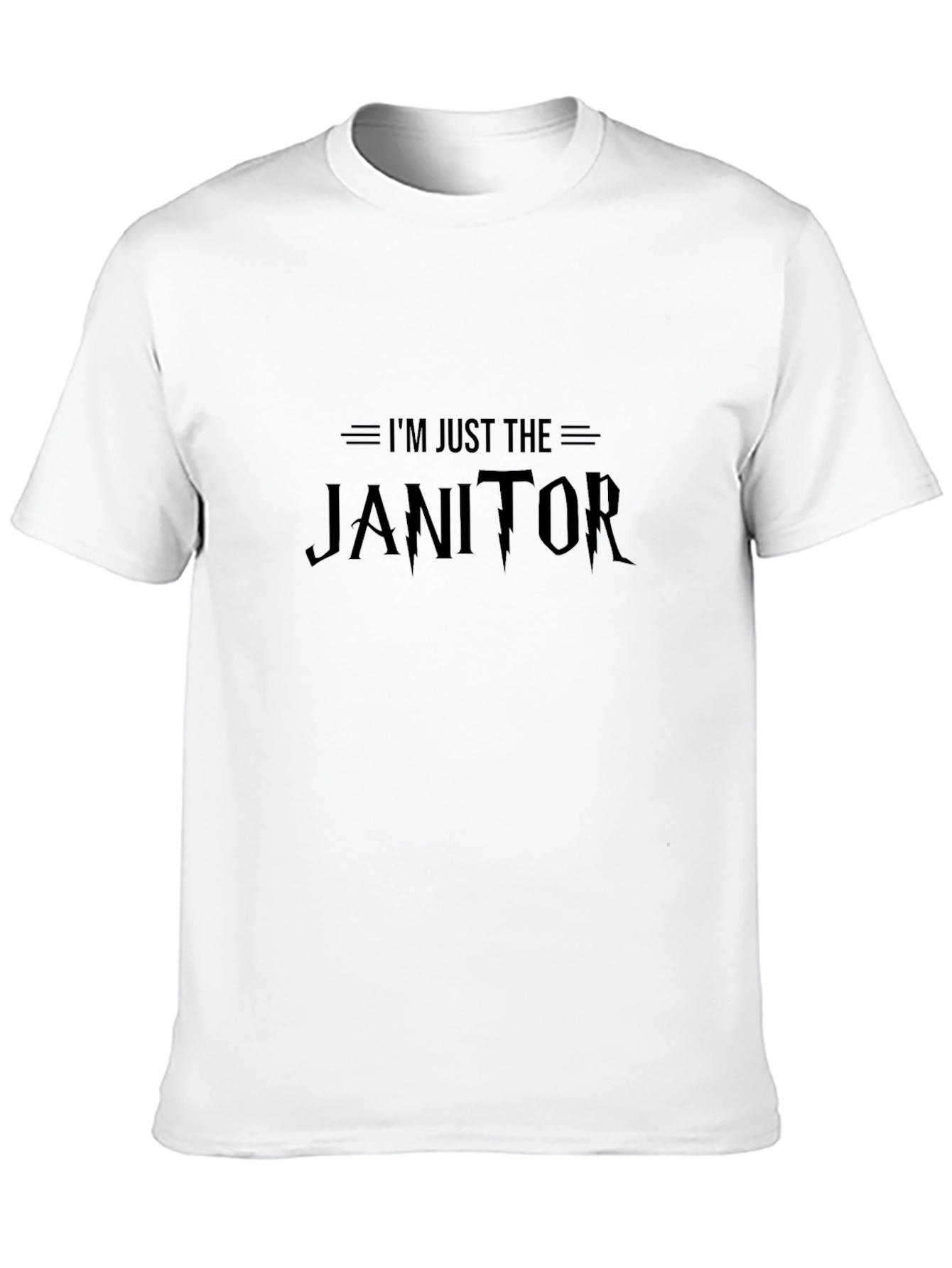 Camiseta Negra: Solo Soy el Conserje