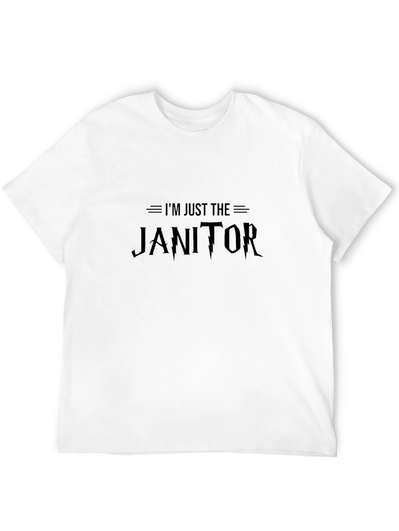 Camiseta Negra: Solo Soy el Conserje