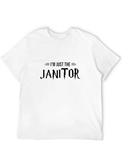 Camiseta Negra: Solo Soy el Conserje