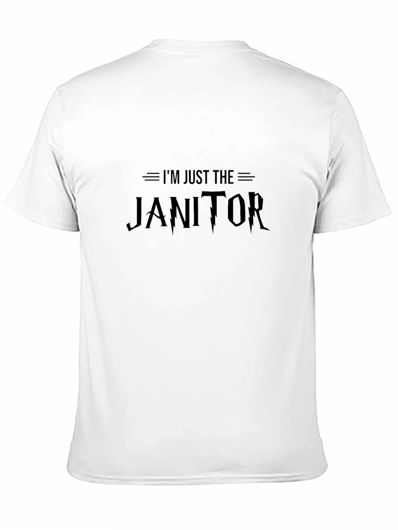 Camiseta Negra: Solo Soy el Conserje