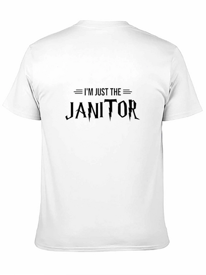 Camiseta Negra: Solo Soy el Conserje