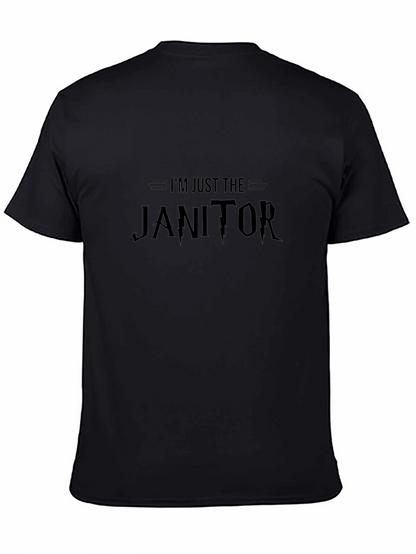 Camiseta Negra: Solo Soy el Conserje