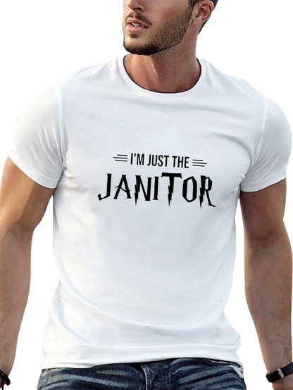 Camiseta Negra: Solo Soy el Conserje
